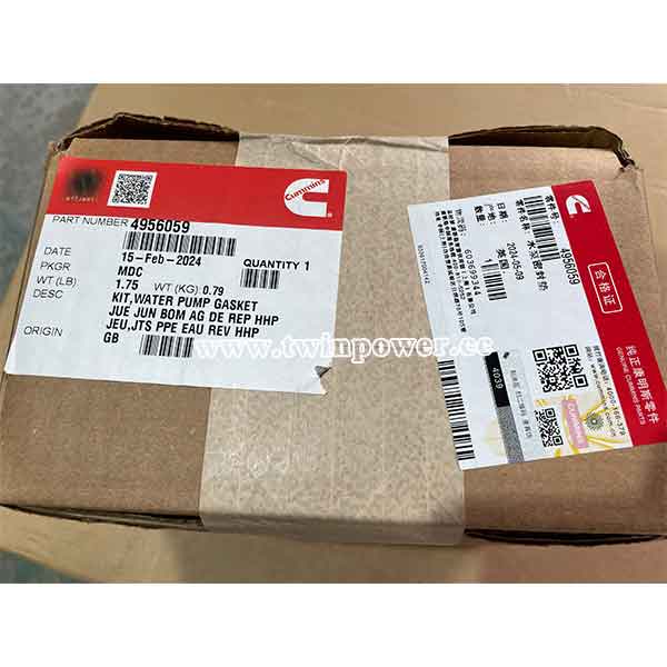 Cummins Water Pump Gasket kit 4956059,genuine CCEC parts