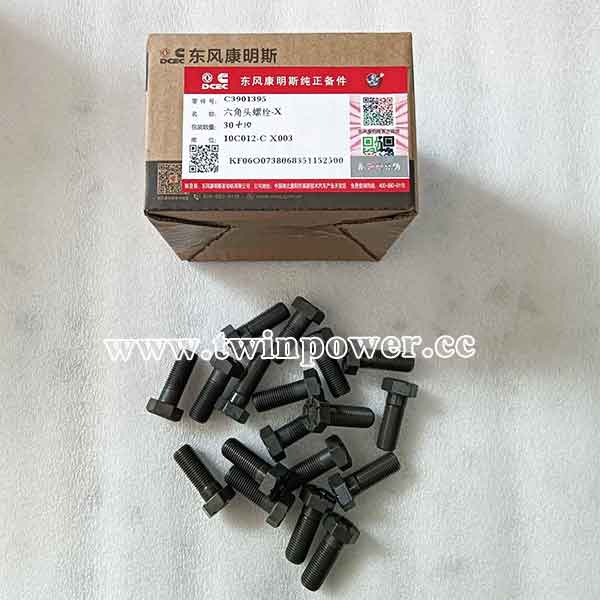 Cummins Hexagon Head Cap Screw 3901395,DCEC