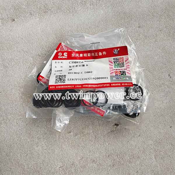 Cummins Rectangular Ring Seal C3909356，DCEC