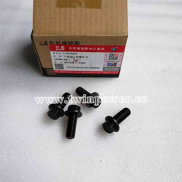 Cummins Hex Flange Head Cap Screw C3910495,DCEC