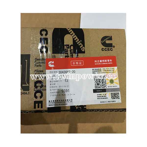 Cummins Hexagon Flange Head Cap Screw 3043647,CCEC