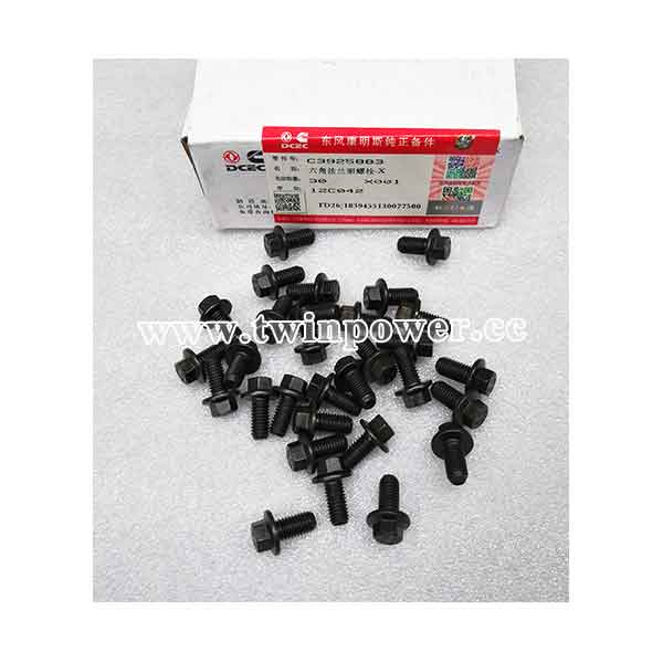 Cummins Hexagon Flange Head Cap Screw C3925883,DCEC