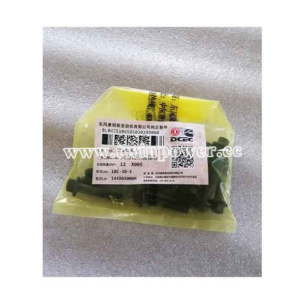 Cummins Hex Flange Head Cap Screw C3928873,DCEC