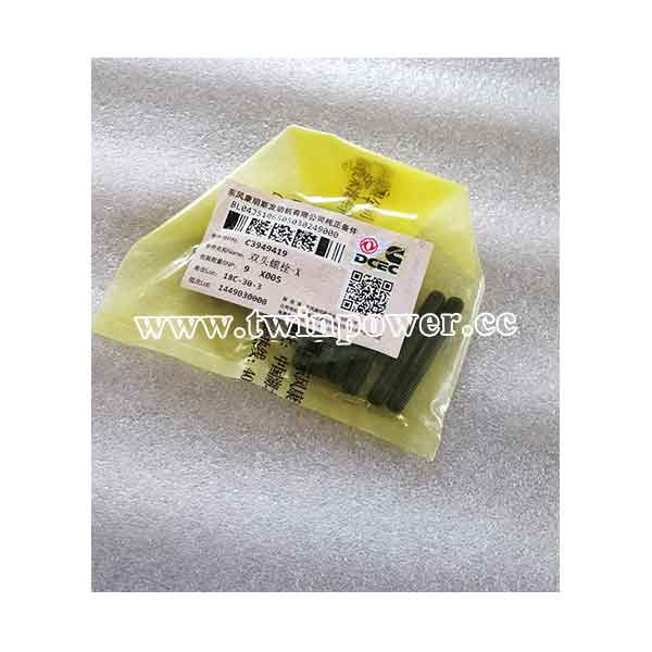 Cummins Double End Plain Stud C3949419,DCEC
