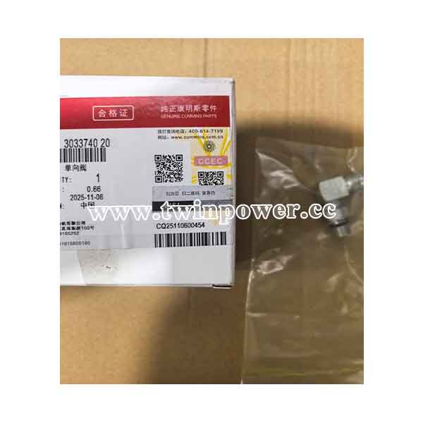 Cummins Check Valve 3033740 20